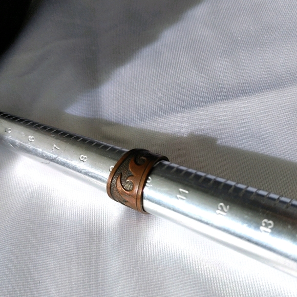 Brazil copper wave cuff ring adjustable large - Picture 9 of 11